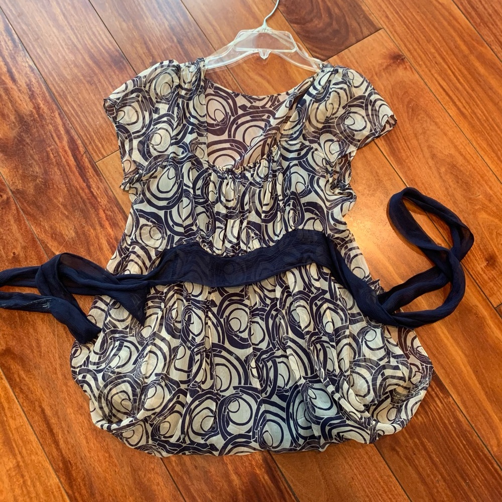 Aqua from Bloomingdales Chiffon Top Camisole EUC